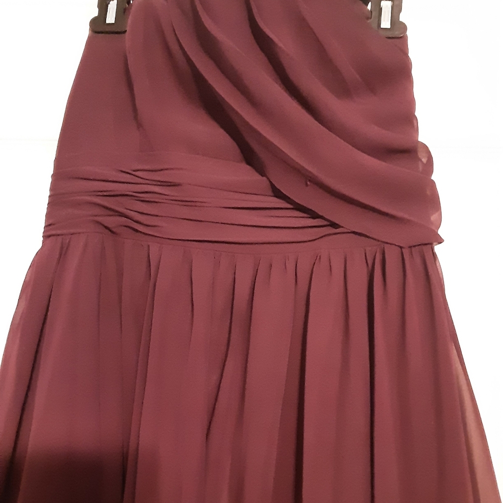 Alfred Angelo Rich Burgundy Dress (Worn Once)